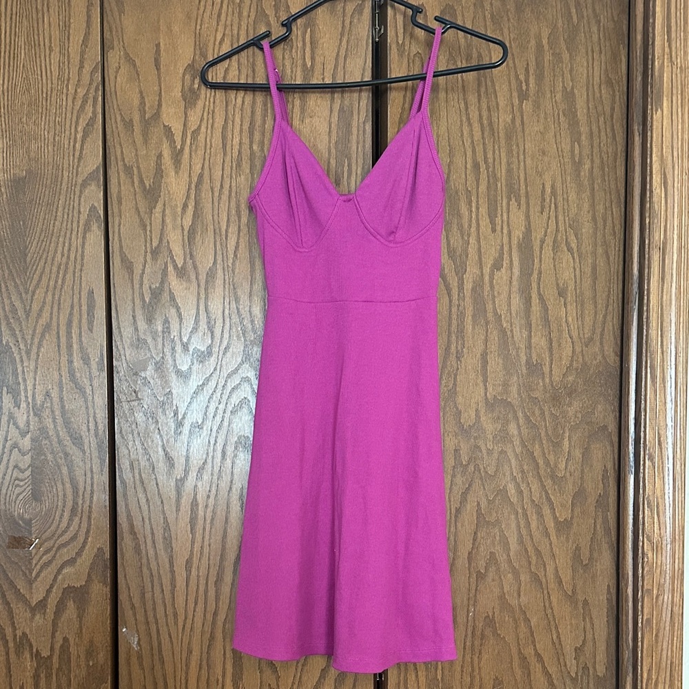 Wild Fable Magenta Ribbed Top